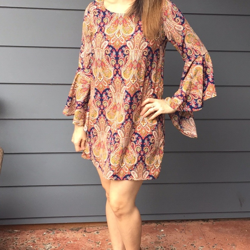 💥SALE💥The Boho Chic Nicole Dress w/Paisley Print
